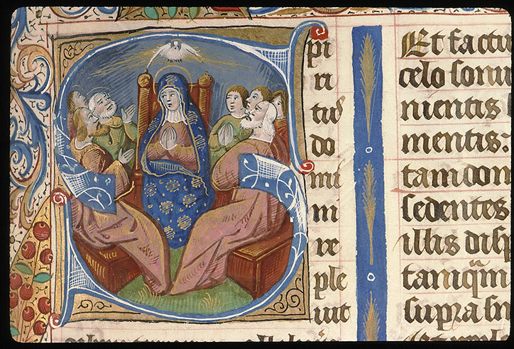 Missel à l'usage de l'abbaye Sainte-Geneviève de Paris - Pentecôte