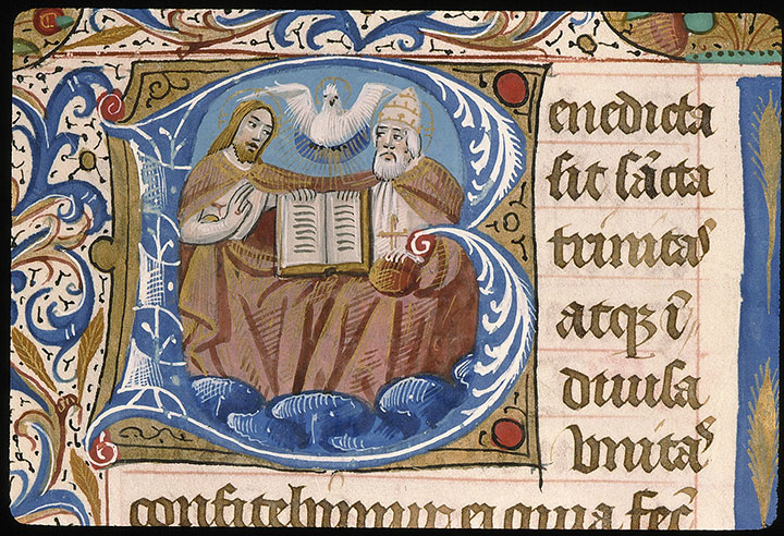 Missel à l'usage de l'abbaye Sainte-Geneviève de Paris - Trinité