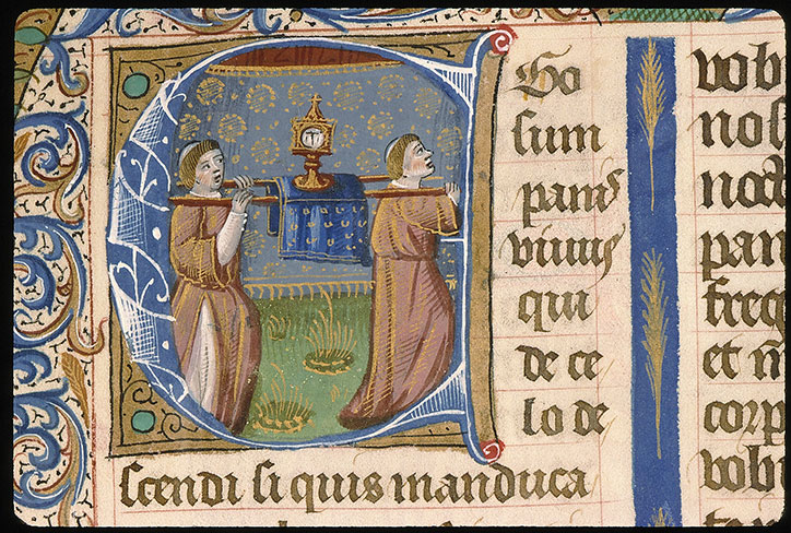 Missel à l'usage de l'abbaye Sainte-Geneviève de Paris - Procession du Saint-Sacrement