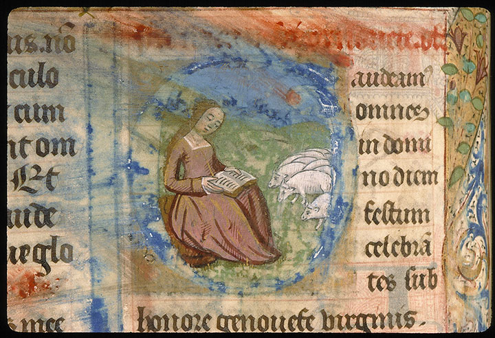 Missel à l'usage de l'abbaye Sainte-Geneviève de Paris - Sainte Geneviève