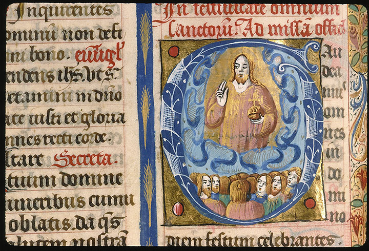 Missel à l'usage de l'abbaye Sainte-Geneviève de Paris - Paradis céleste