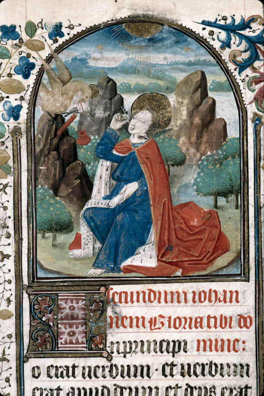Heures à l'usage de Troyes (?) - Saint Jean à Patmos