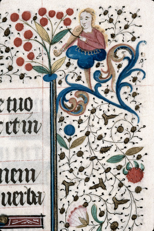 Heures à l'usage de Troyes (?) - Hybride anthropomorphe musicien
