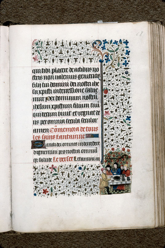 Heures à l'usage de Troyes (?) - Repas_1