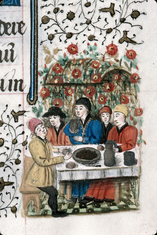 Heures à l'usage de Troyes (?) - Repas
