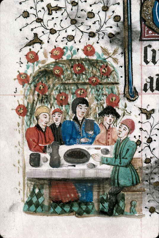 Heures à l'usage de Troyes (?) - Repas