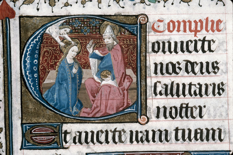 Heures à l'usage de Troyes (?) - Couronnement de la Vierge