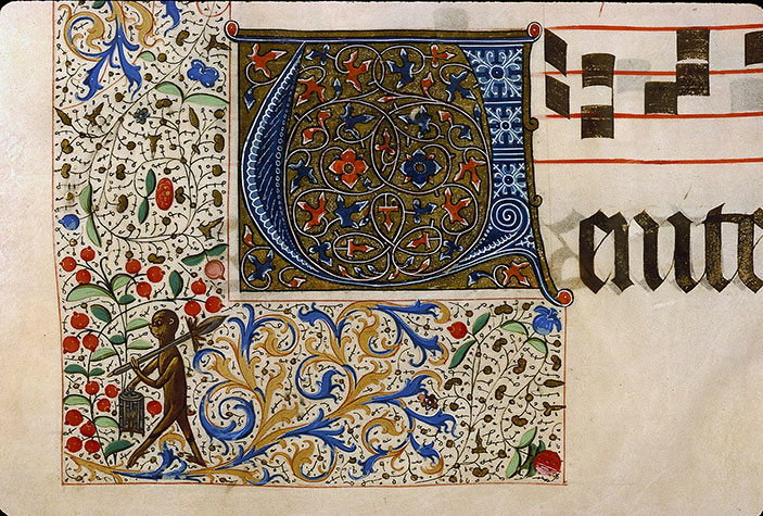 Graduel à l'usage de la cathédrale du Mans - Singe armé