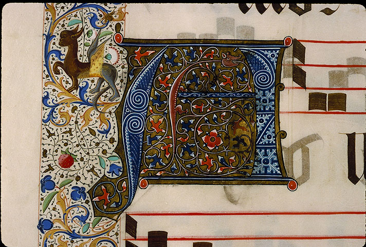 Graduel à l'usage de la cathédrale du Mans - Hybride zoomorphe