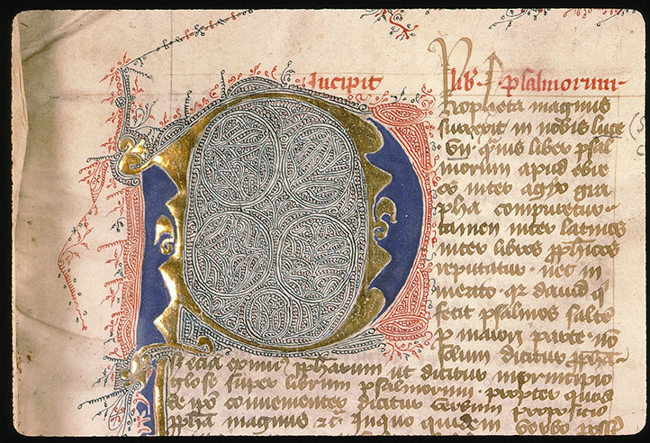 Postilla in Bibliam - Initiale filigranée
