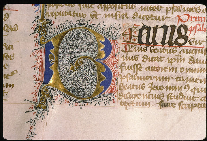 Postilla in Bibliam - Initiale filigranée