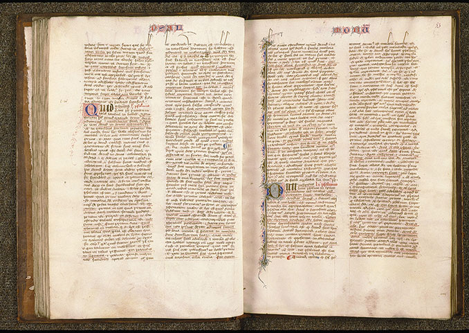 Postilla in Bibliam - Initiale filigranée