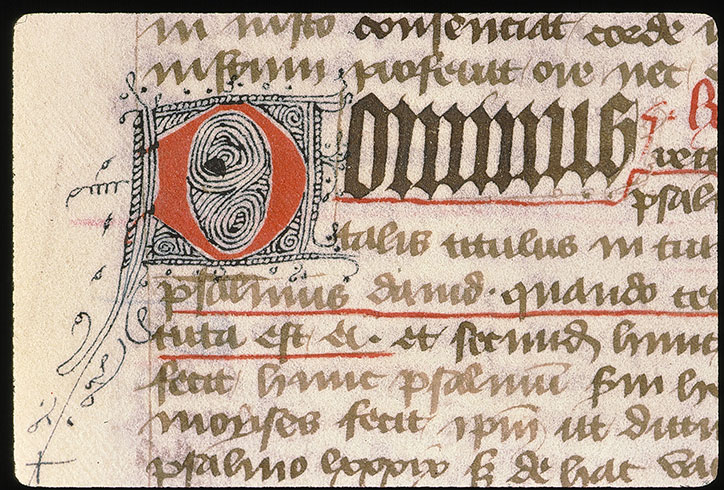 Postilla in Bibliam - Initiale filigranée