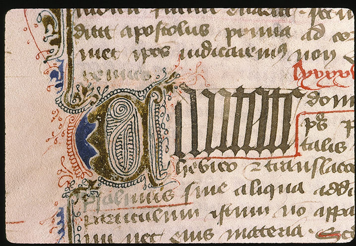Postilla in Bibliam - Initiale filigranée