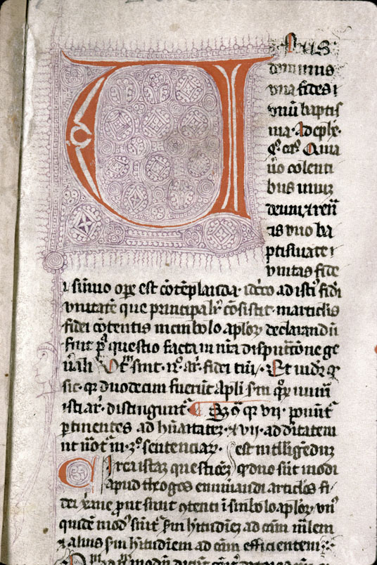 Opuscula theologica - Initiale filigranée