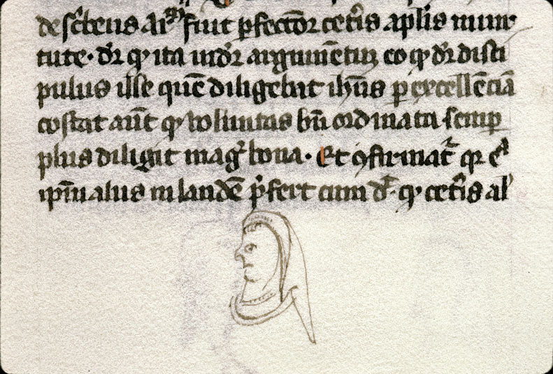 Opuscula theologica - Tête d'homme