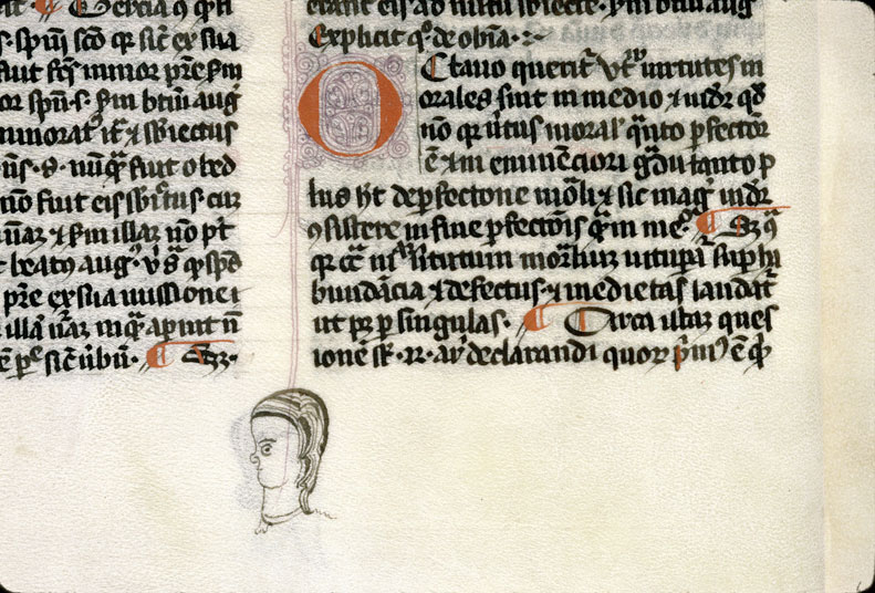 Opuscula theologica - Tête d'homme