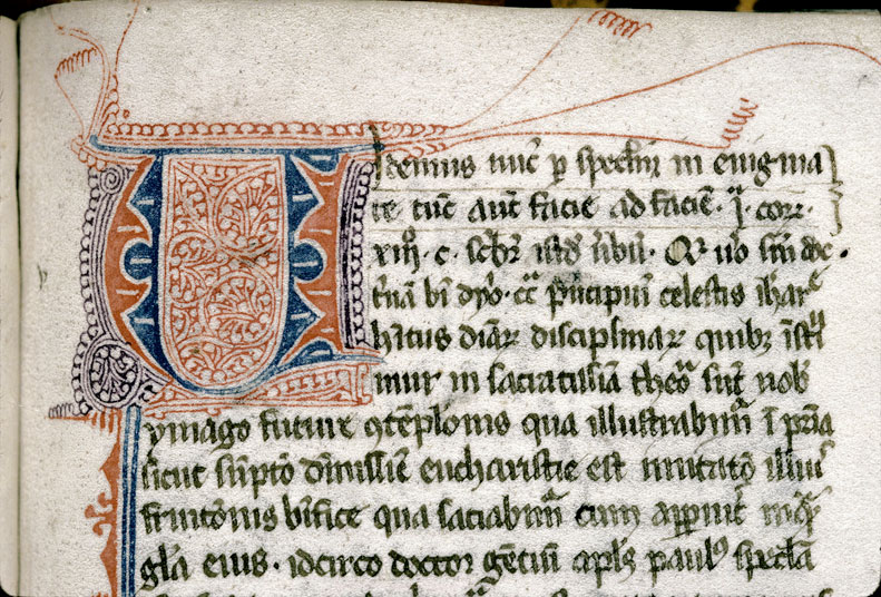 Opuscula theologica - Initiale filigranée