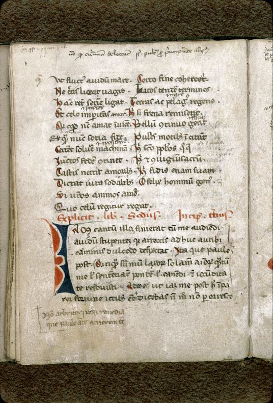 Consolatio philosophiae - Initiale partie