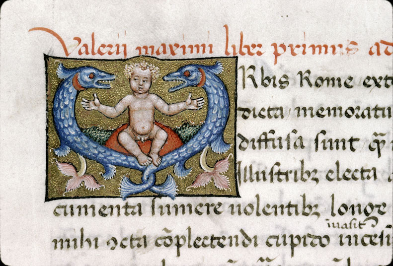 Facta et dicta memorabilia - Enfant nu et poissons