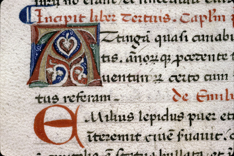 Facta et dicta memorabilia - Initiale de couleur ornée