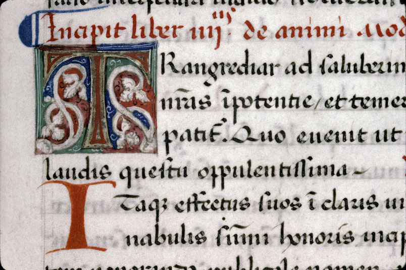 Facta et dicta memorabilia - Initiale de couleur ornée