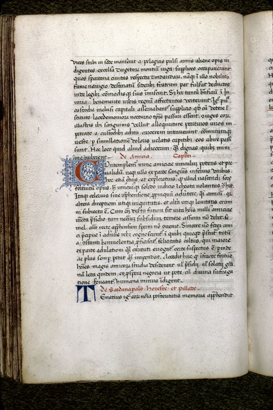 Facta et dicta memorabilia - Initiale filigranée