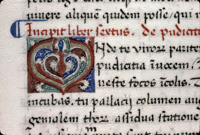 Facta et dicta memorabilia - Initiale de couleur ornée