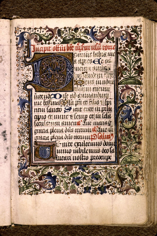 Heures - Initiale ornée_1