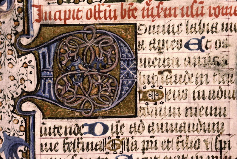 Heures - Initiale ornée