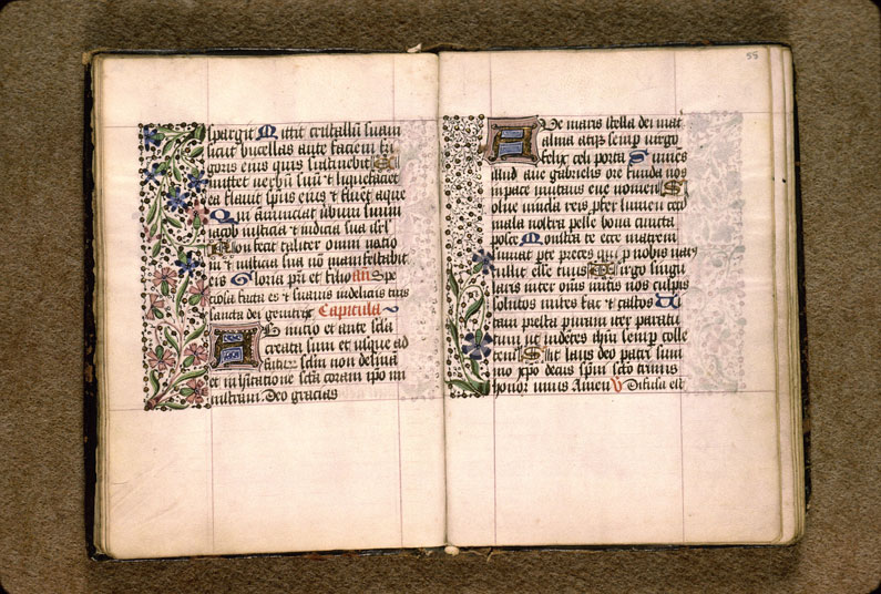 Heures - Pages décorées