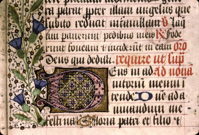 Heures - Initiale ornée