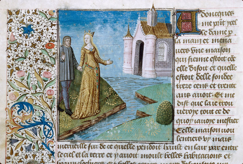 Pèlerinage de vie humaine - Grâce de Dieu montrant sa maison au pèlerin