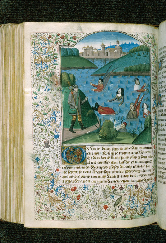 Pèlerinage de vie humaine - Page décorée