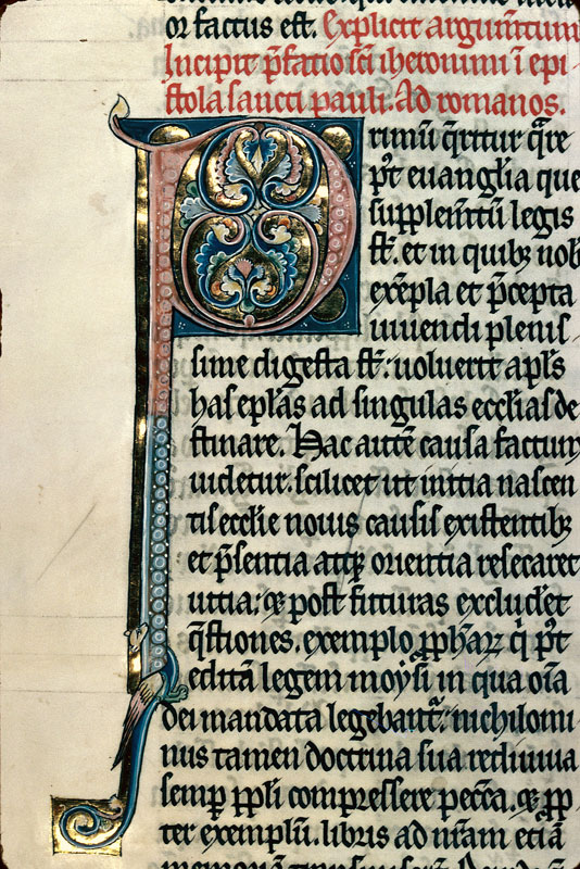 Bible - Initiale ornée