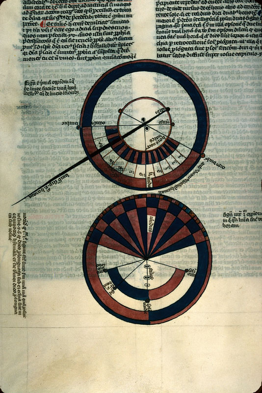 Postilla in Bibliam - Cadran solaire d'Achaz