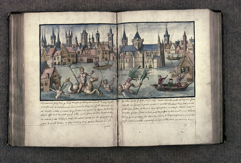 Recueil des antiquités de Valenciennes - Inondation à Valenciennes en 1532_0