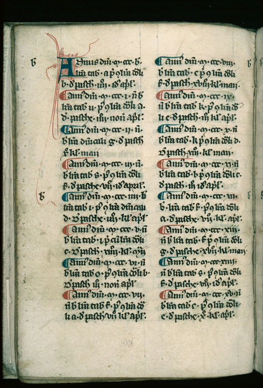 Ordinaire à l'usage de Rouen - Initiale filigranée