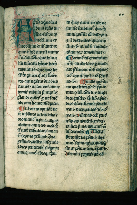 Ordinaire à l'usage de Rouen - Initiale filigranée