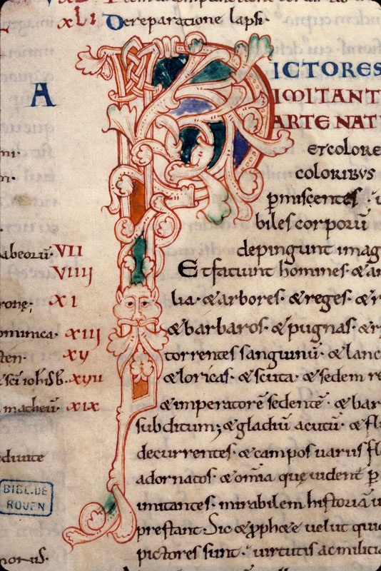 Homiliae - Initiale ornée
