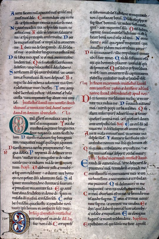 Bible - Initiales ornées