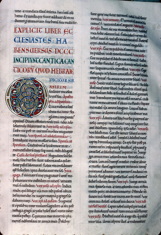 Bible - Initiale ornée