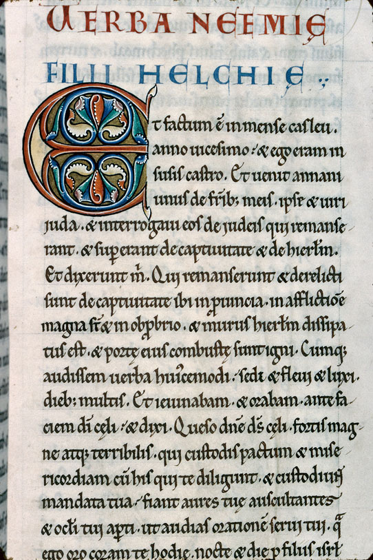 Bible - Initiale ornée