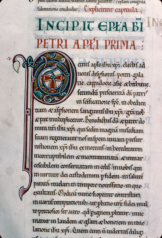 Bible - Initiale ornée