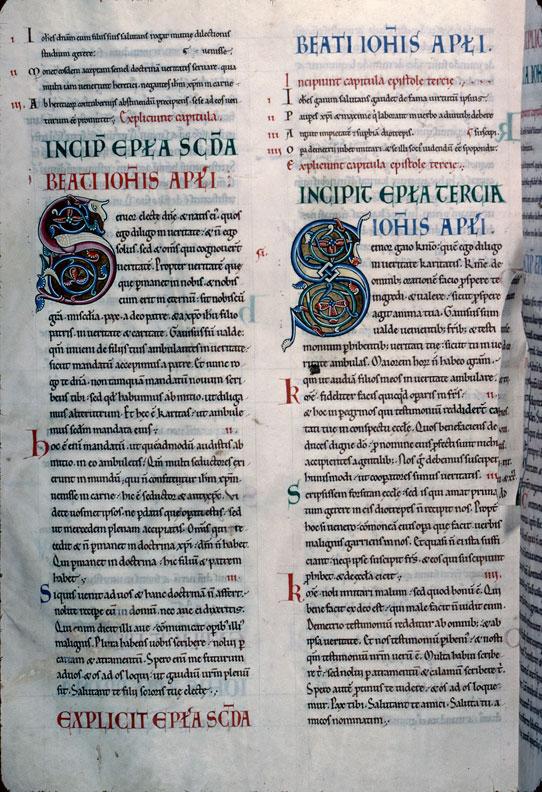 Bible - Initiales ornées
