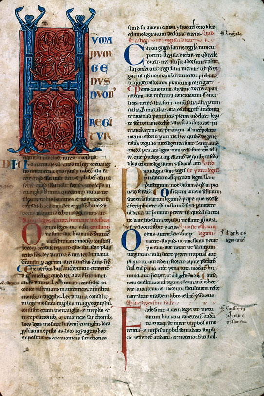 Abbreviatio Decreti - Initiale ornée