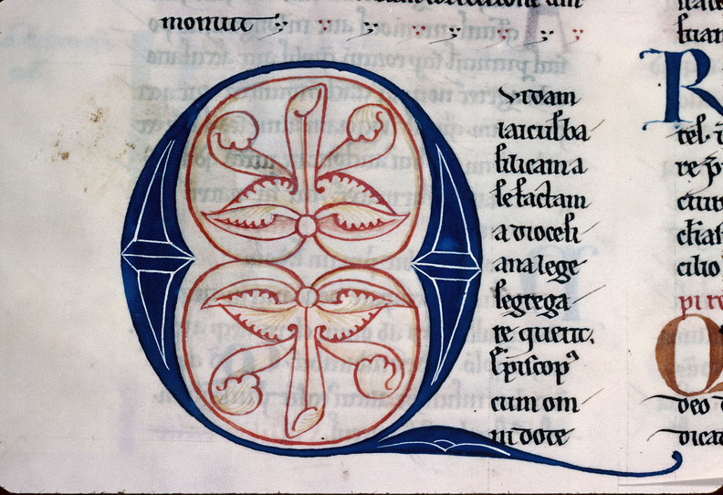 Abbreviatio Decreti - Initiale de couleur ornée