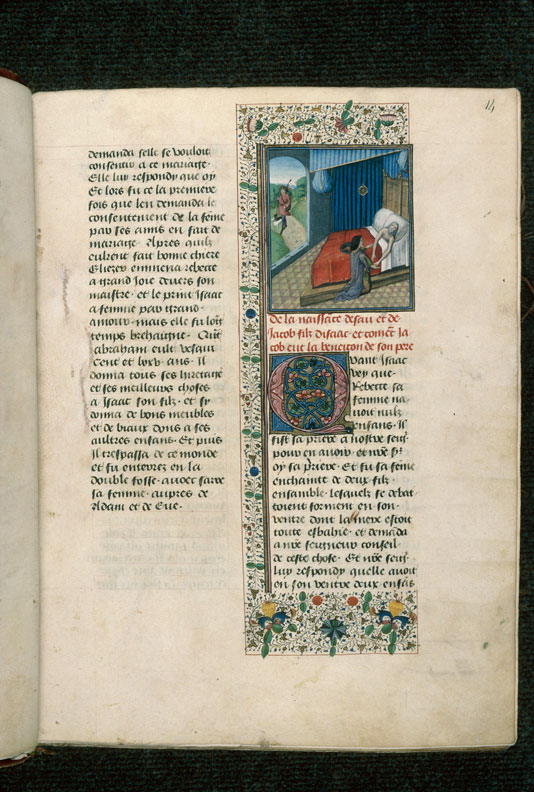 Histoire ancienne jusqu'à César - Esaü revenant de la chasse/Isaac bénissant Jacob_1