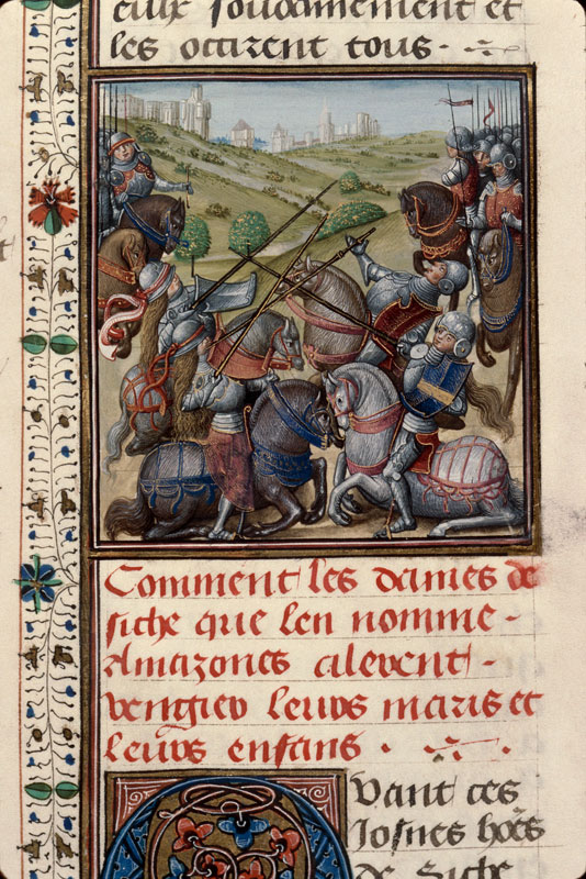 Histoire ancienne jusqu'à César - Combat des Amazones