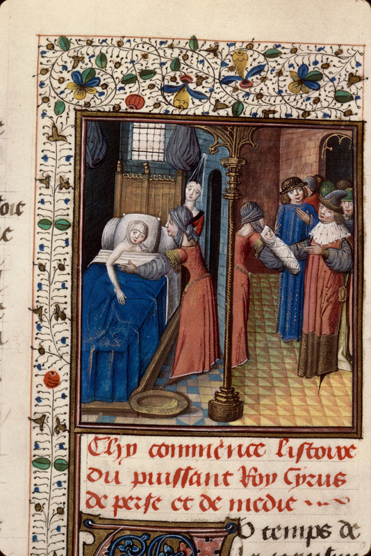 Histoire ancienne jusqu'à César - Enlèvement de Cyrus à sa naissance/Naissance de Cyrus